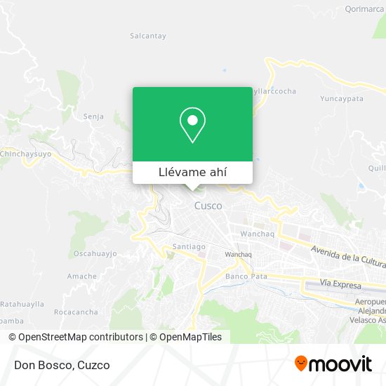 Mapa de Don Bosco