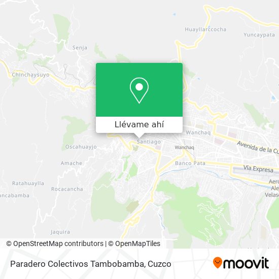Mapa de Paradero Colectivos Tambobamba