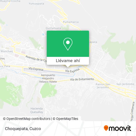 Mapa de Choquepata