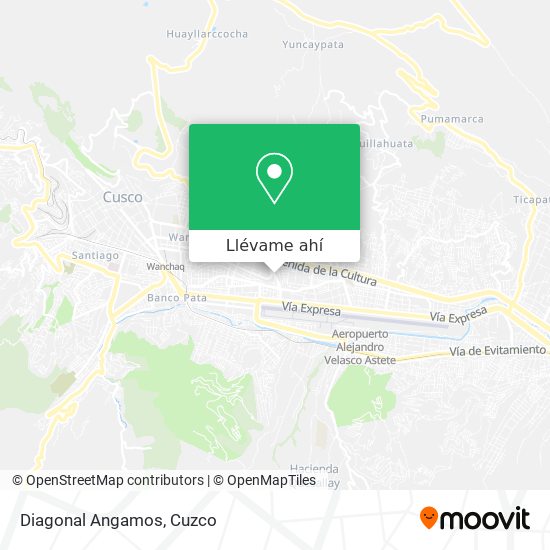 Mapa de Diagonal Angamos