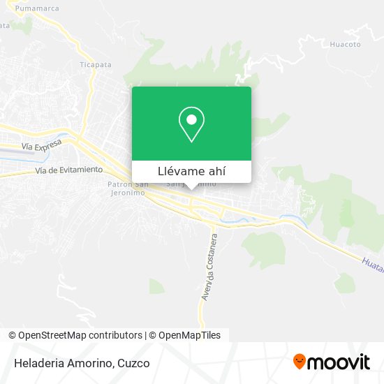 Mapa de Heladeria Amorino