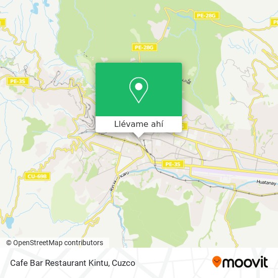 Mapa de Cafe Bar Restaurant Kintu