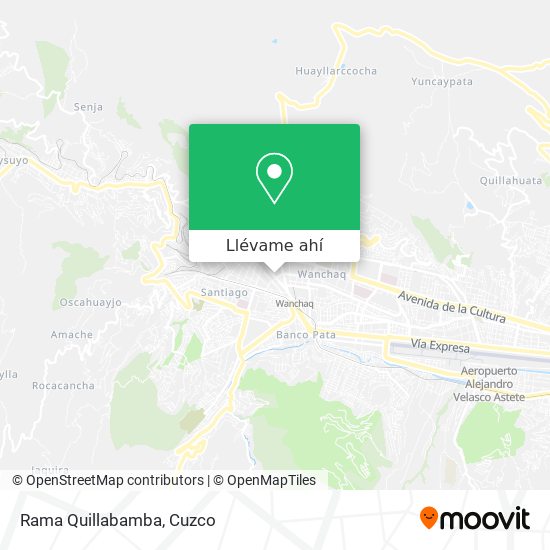 Mapa de Rama Quillabamba