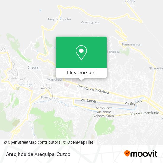 Mapa de Antojitos de Arequipa