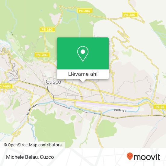 Mapa de Michele Belau, Cusco, Cusco, 08003