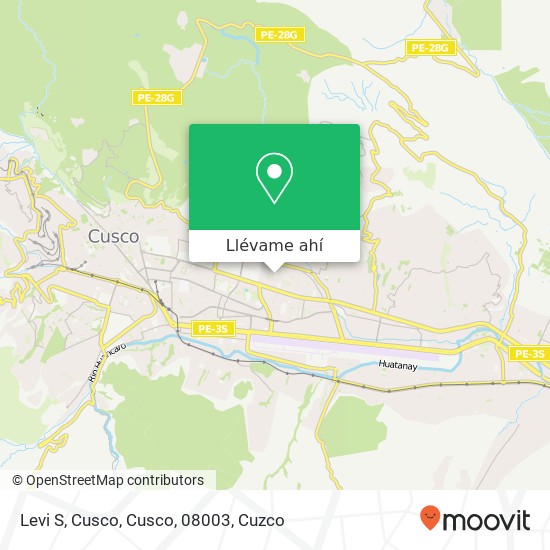 Mapa de Levi S, Cusco, Cusco, 08003