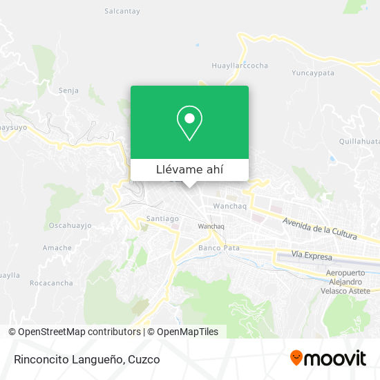 Mapa de Rinconcito Langueño