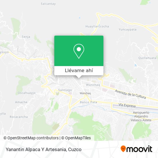 Mapa de Yanantin Alpaca Y Artesania