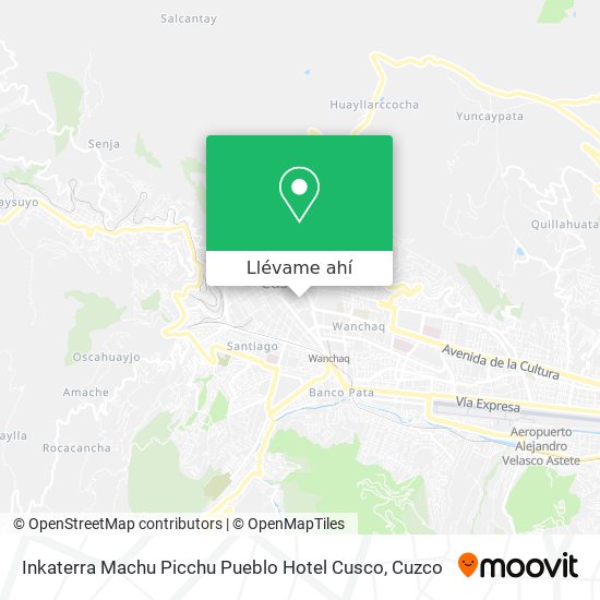 Mapa de Inkaterra Machu Picchu Pueblo Hotel Cusco