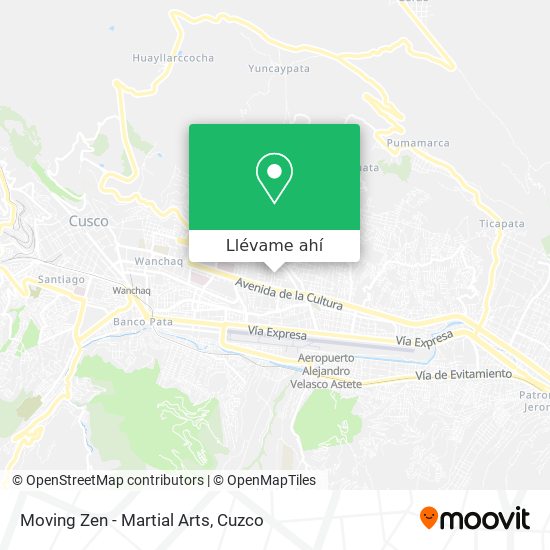 Mapa de Moving Zen - Martial Arts