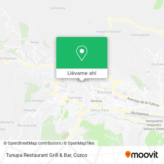 Mapa de Tunupa Restaurant Grill & Bar