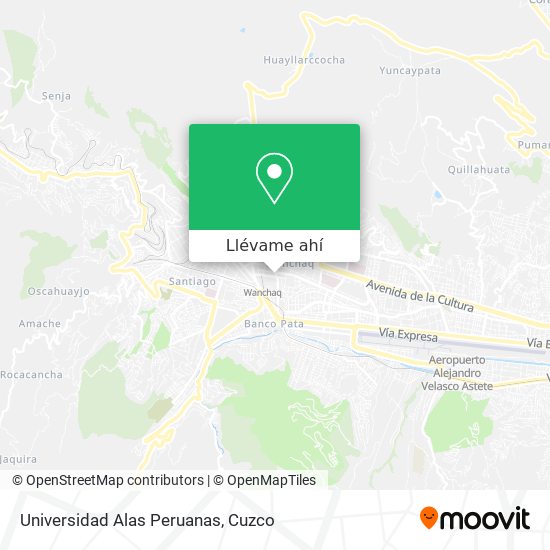 Mapa de Universidad Alas Peruanas