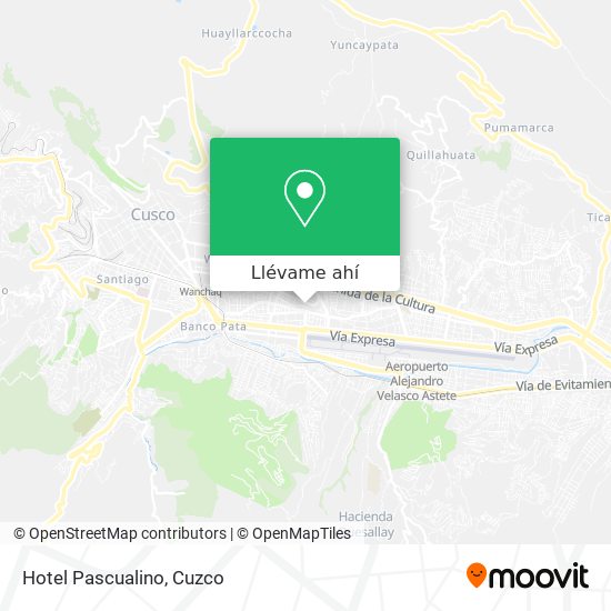Mapa de Hotel Pascualino