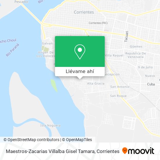 Mapa de Maestros-Zacarias Villalba Gisel Tamara