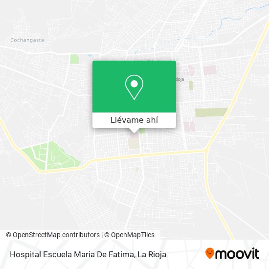 Mapa de Hospital Escuela Maria De Fatima