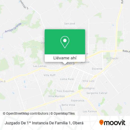 Mapa de Juzgado De 1º Instancia De Familia 1