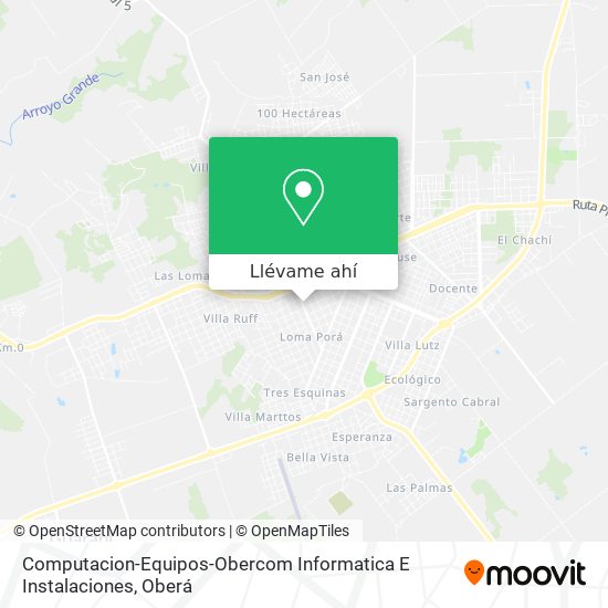 Mapa de Computacion-Equipos-Obercom Informatica E Instalaciones