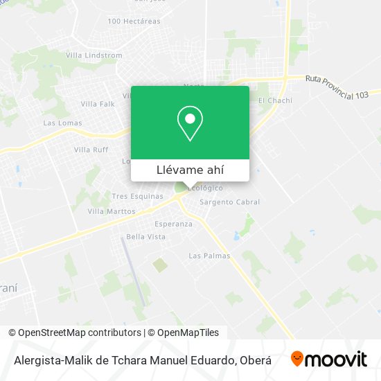 Mapa de Alergista-Malik de Tchara Manuel Eduardo