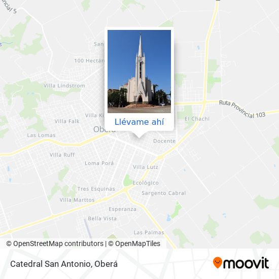 Mapa de Catedral San Antonio