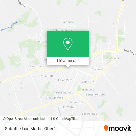 Mapa de Sobothe Luis Martin