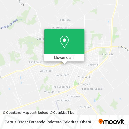 Mapa de Pertus Oscar Fernando Pelotero Pelotitas