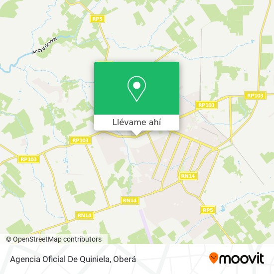 Mapa de Agencia Oficial De Quiniela