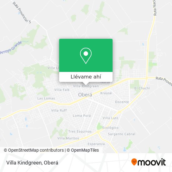 Mapa de Villa Kindgreen