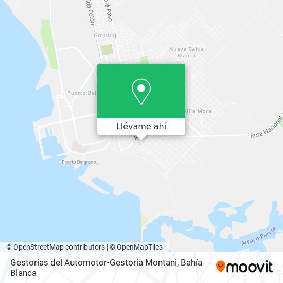 Mapa de Gestorias del Automotor-Gestoria Montani