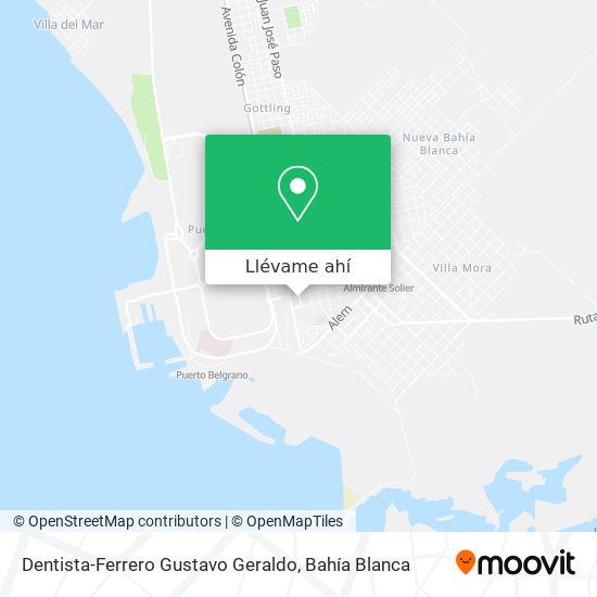 Mapa de Dentista-Ferrero Gustavo Geraldo
