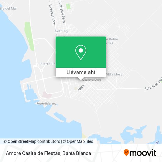 Mapa de Amore Casita de Fiestas