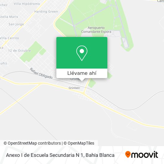 Mapa de Anexo I de Escuela Secundaria N 1