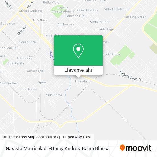 Mapa de Gasista Matriculado-Garay Andres