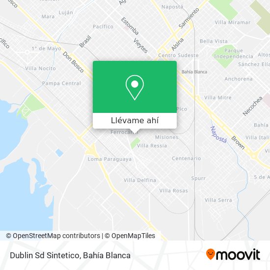 Mapa de Dublin Sd Sintetico