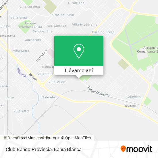 Mapa de Club Banco Provincia