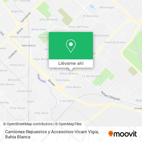 Mapa de Camiones-Repuestos y Accesorios-Vicam Vigia