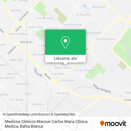 Mapa de Medicos Clinicos-Maroun Carlos Maria Clinica Medica