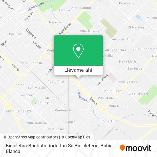 Mapa de Bicicletas-Bautista Rodados Su Bicicleteria