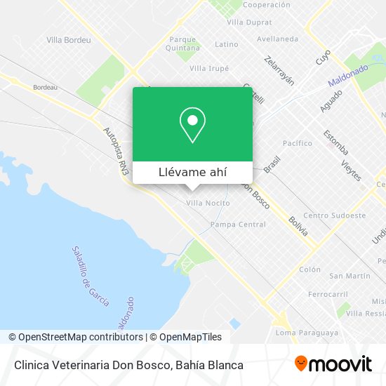 Mapa de Clinica Veterinaria Don Bosco
