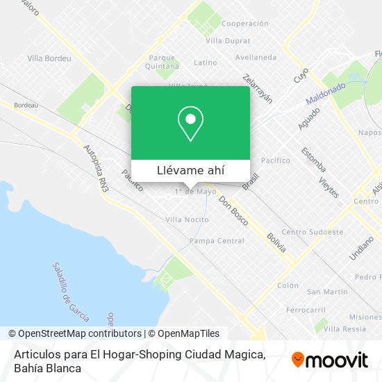 Mapa de Articulos para El Hogar-Shoping Ciudad Magica