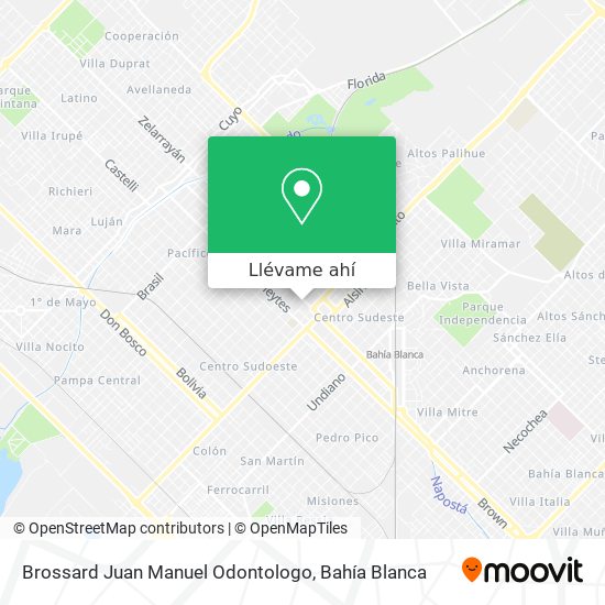 Mapa de Brossard Juan Manuel Odontologo