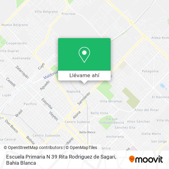 Mapa de Escuela Primaria N 39 Rita Rodriguez de Sagari