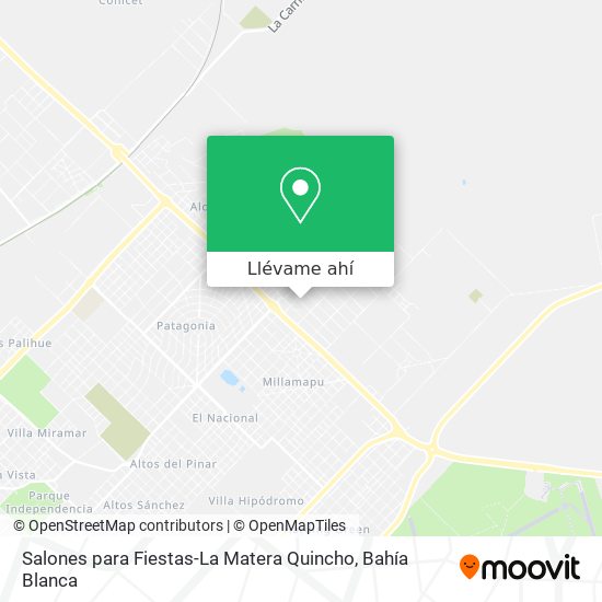 Mapa de Salones para Fiestas-La Matera Quincho