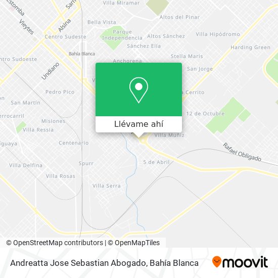 Mapa de Andreatta Jose Sebastian Abogado