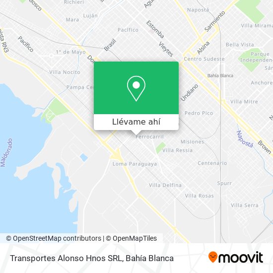 Mapa de Transportes Alonso Hnos SRL