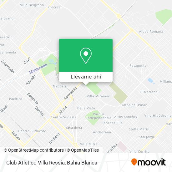 Mapa de Club Atlético Villa Ressia