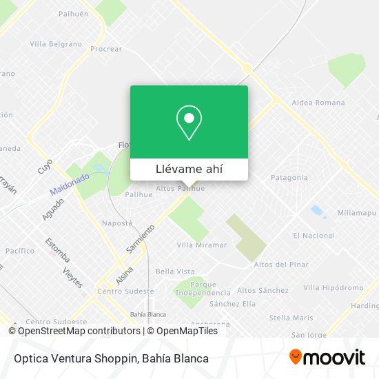 Mapa de Optica Ventura Shoppin