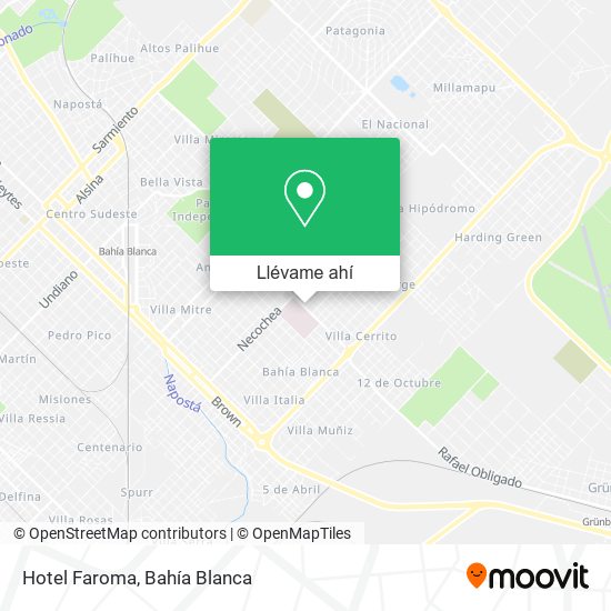 Mapa de Hotel Faroma