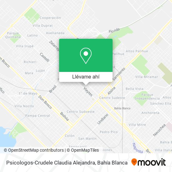 Mapa de Psicologos-Crudele Claudia Alejandra