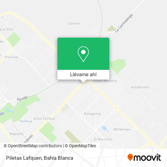 Mapa de Piletas Lafquen