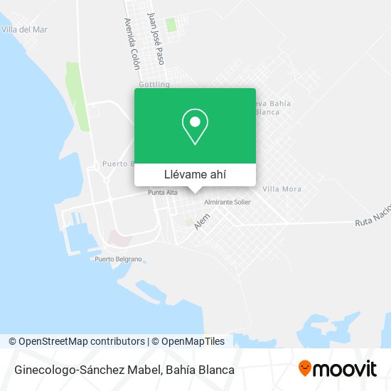 Mapa de Ginecologo-Sánchez Mabel